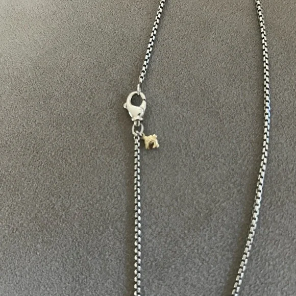 Authentic David Yurman Albion Prasiolite Pendant Sterling Silver - Picture 4 of 7